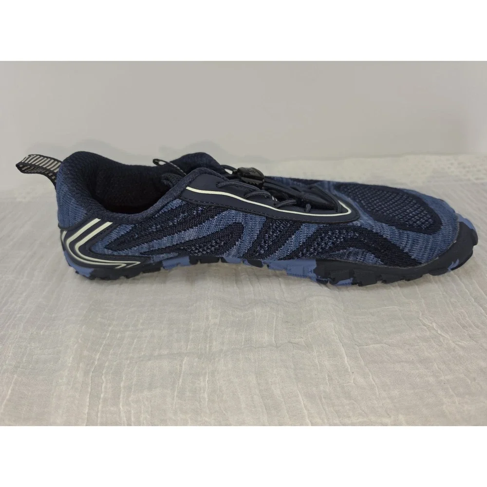 Saguaro Active II Pro Barefoot Navy Blue Minimalist Trail Runner Wide Toe Sz 41